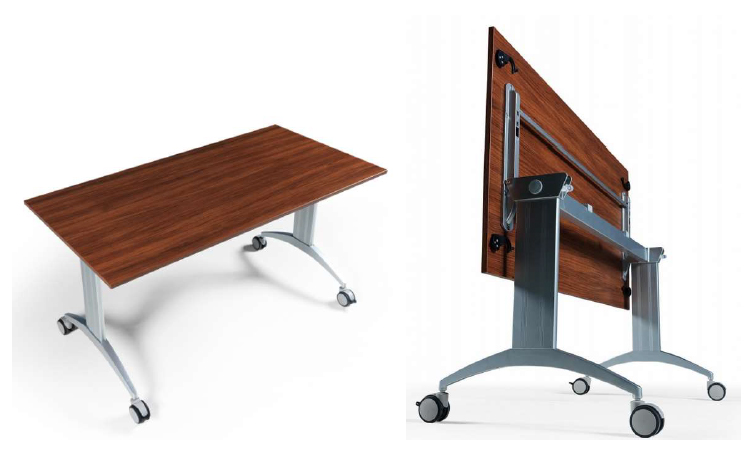 Fahrbarer-Design-Klapptisch-Buche-Nussbaum