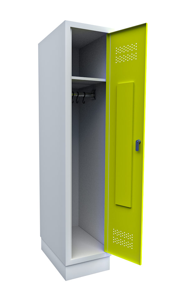 Grundschule-Spind-Schrank-1x1-gelbe-Tuer