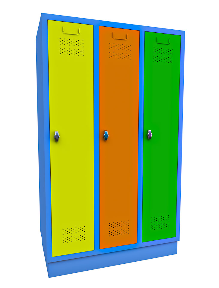 Haushalt Kühlschrank Badezimmer Werkstatt-Werkzeugkasten oder Büroschrank Boxgear Magnetischer Spind Spiegel – 12,7 x 17,8 cm – für Schulspinde Spind Zubehör