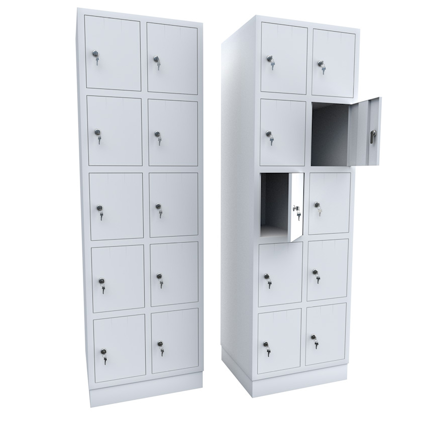 Schliessfach-Schrank-Spind-2x5 Schliessfach-Schrank-Spind-2x5