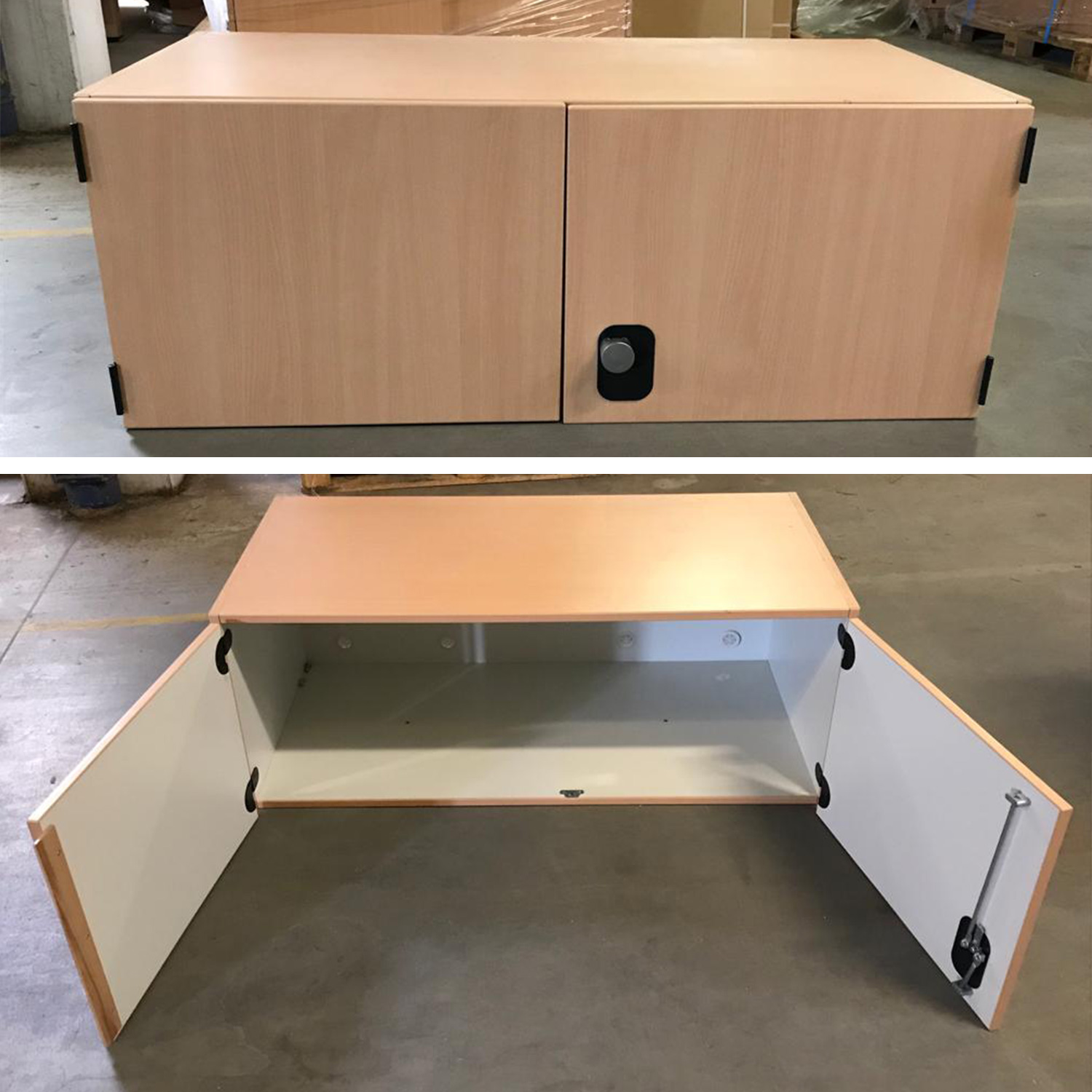 Buche-Dekor Aufsatzschrank der Bundeswehr