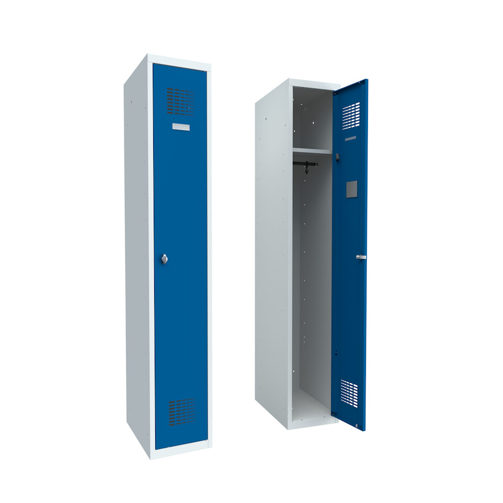 Kleiderspind 1 Tür blau