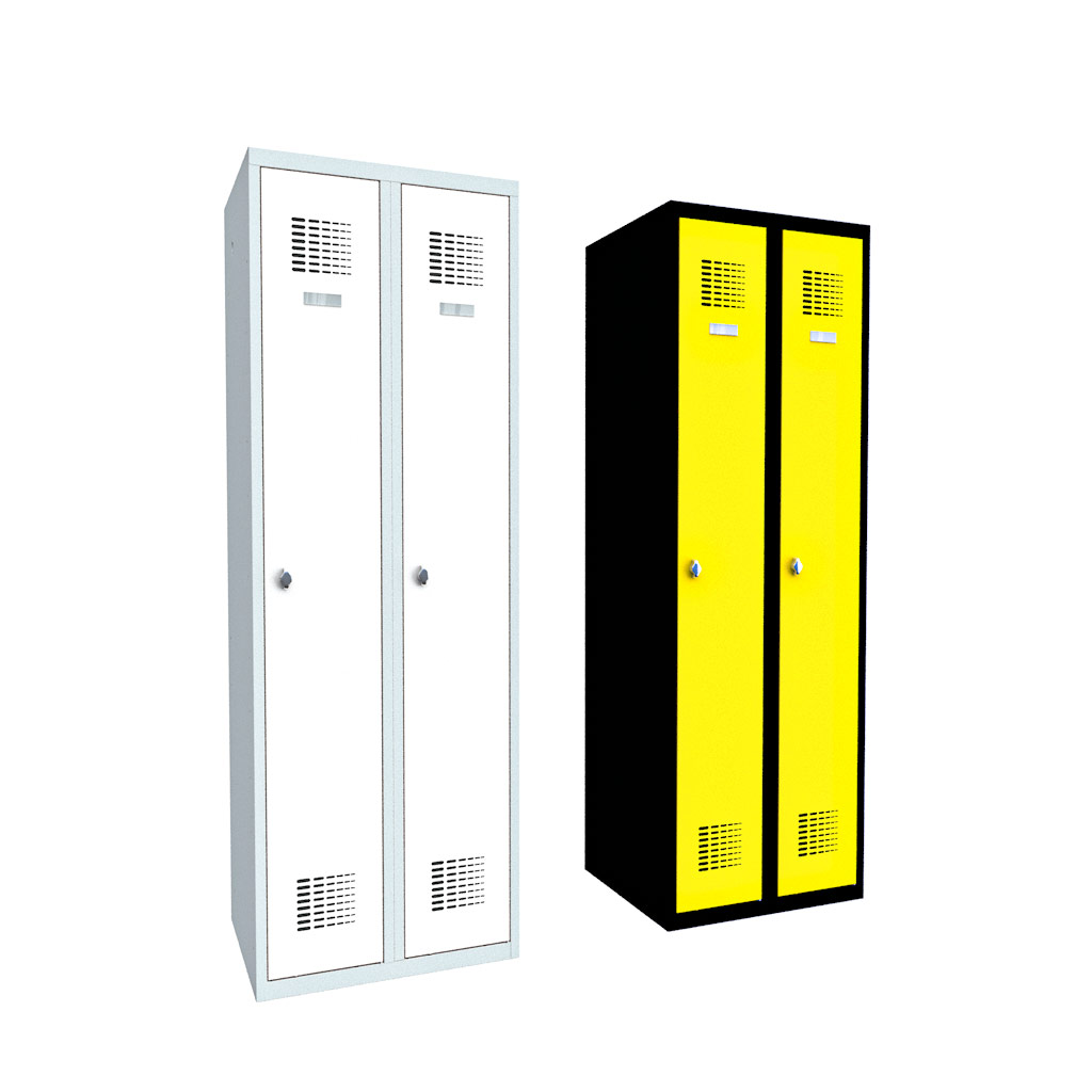 Kleiderspind 2 Türen Schwarz Gelb Kleiderspind 2 Türen Schwarz Gelb