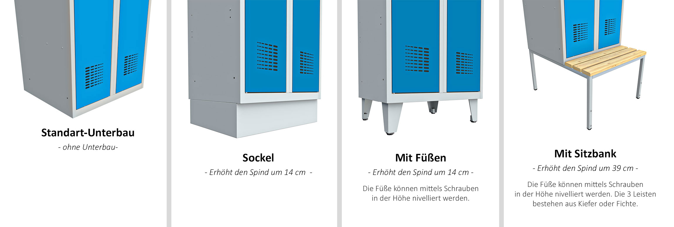 Metallspind Unterbauen