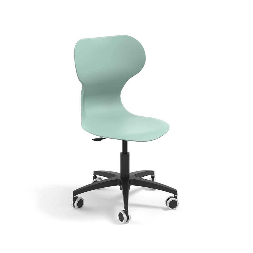 Drehstuhl mit Rollen Miato Big-Lift in Grün Drehstuhl mit Rollen Miato Big-Lift in Grün