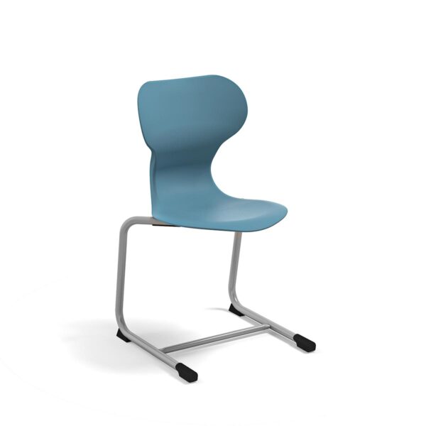 Freischwinger Stuhl Miato in der Farbe Blau