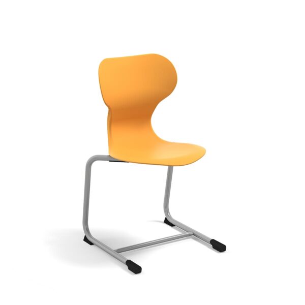 Freischwinger Stuhl Miato in der Farbe Orange