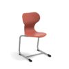 Freischwinger Stuhl Miato in der Farbe Rot