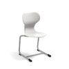 Freischwinger Stuhl Miato in der Farbe Weiß