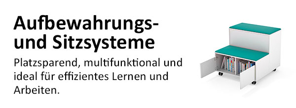 Aufbewahrungs- und Sitzsysteme