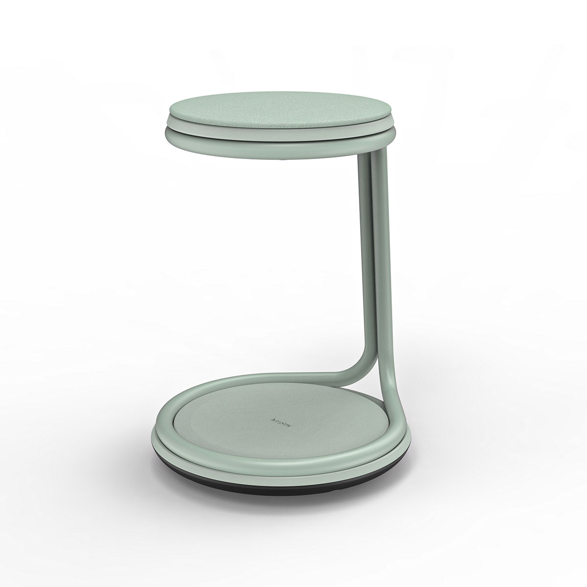Bewegungshocker JON mit leicht abgerundeter Basis in der Farbe Grün Bewegungshocker JON mit leicht abgerundeter Basis in der Farbe Grün
