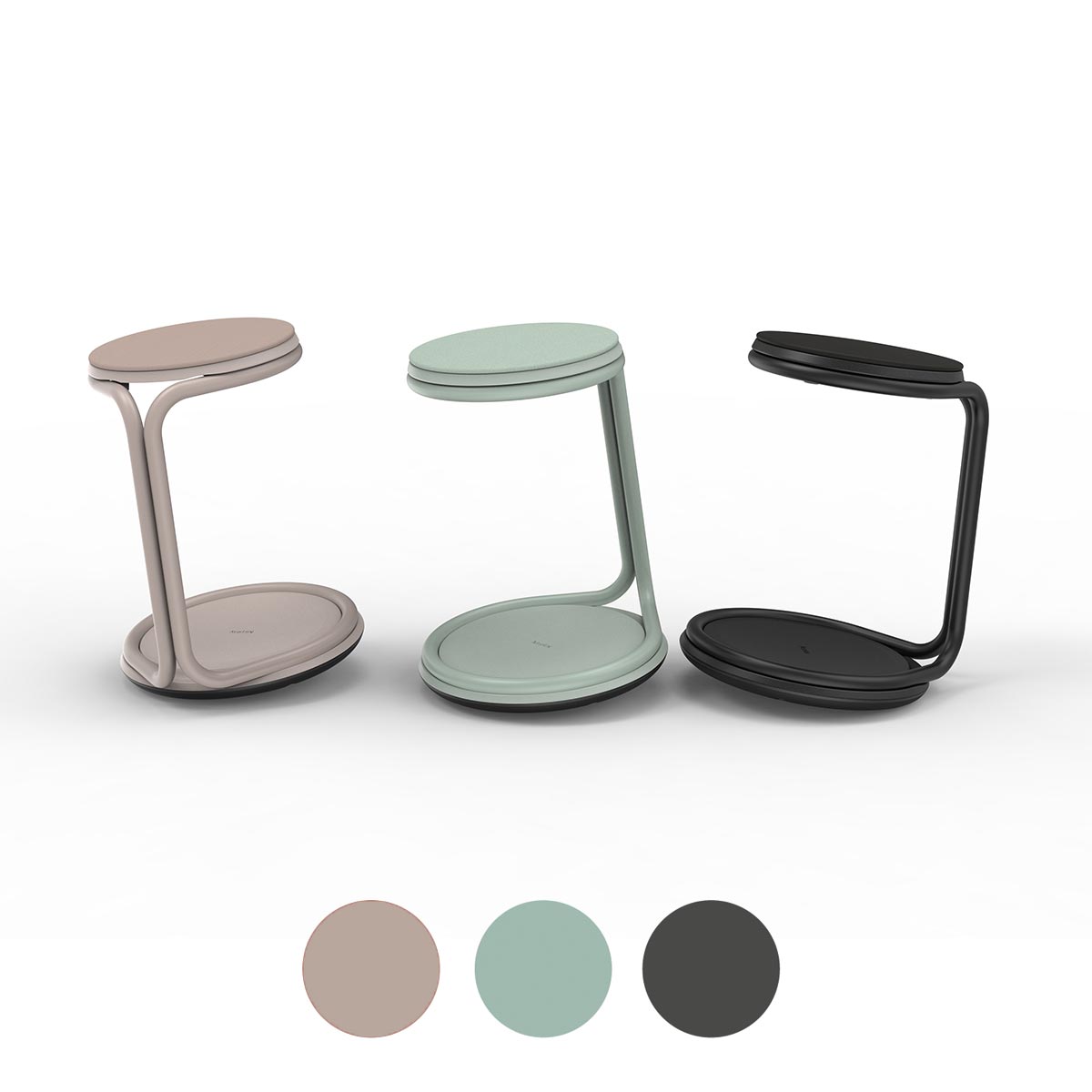 Bewegungshocker JON mit leicht abgerundeter Basis Bewegungshocker JON mit leicht abgerundeter Basis