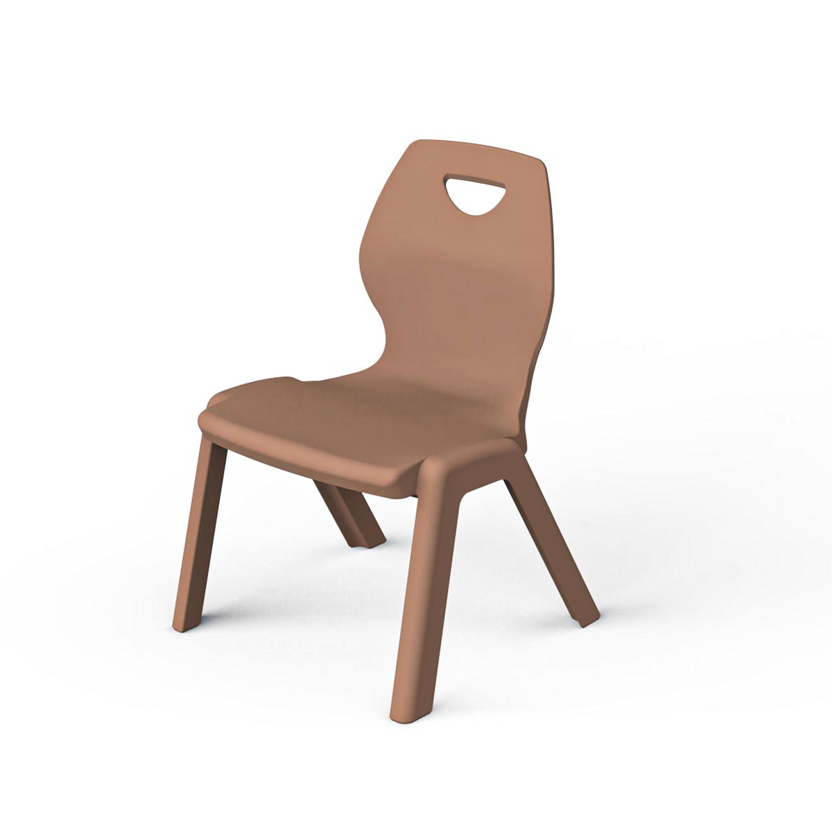 Kindergarten-Stuhl für KITA und Schule und KRIPPE INA in der Farbe Terrakotta Kindergarten-Stuhl für KITA und Schule und KRIPPE INA in der Farbe Terrakotta