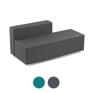 Rechteckiges Sofa mit Rückenlehne GERON