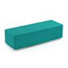Rechteckiges Sofaelement TUBE in der Farbe Grün