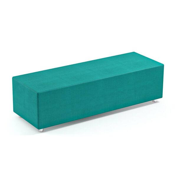 Rechteckiges Sofaelement TUBE in der Farbe Grün