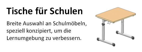 Tische für Schulen – Robust, Funktional & Ergonomisch.