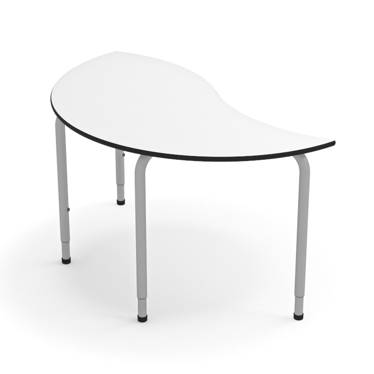 Höhenverstellbarer Halbrundtisch YANG Höhenverstellbarer Halbrundtisch YANG