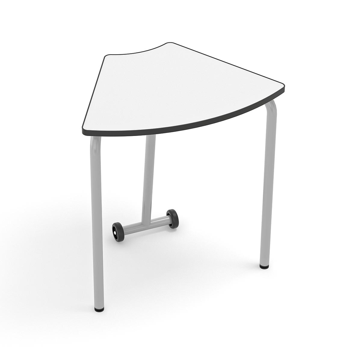 Klappbarer Einzeltisch mit 2 Rollen HEXA Klappbarer Einzeltisch mit 2 Rollen HEXA