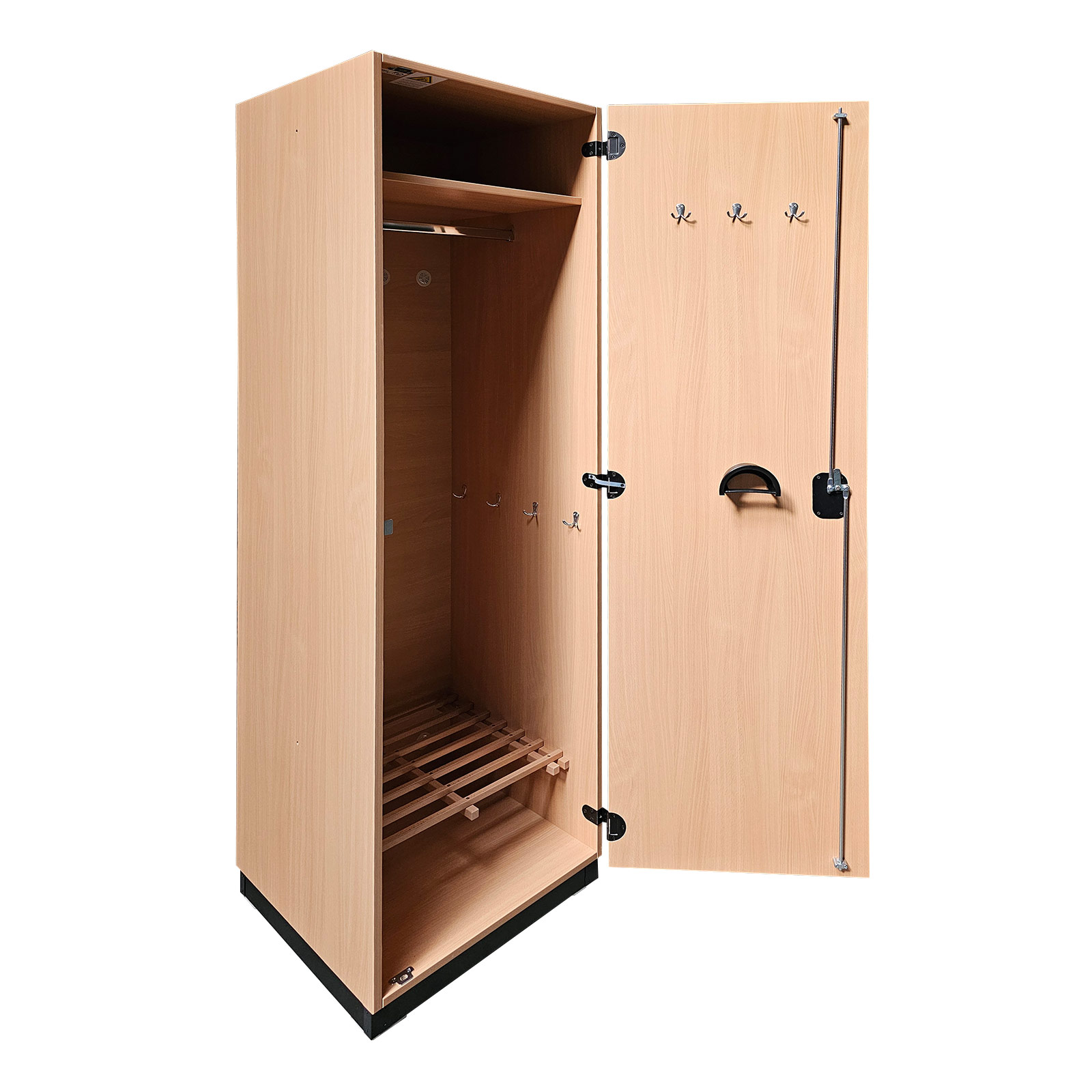 Buche-Dekor Spind der Bundeswehr - NEUWARE (rechte Seite) Buche-Dekor Spind der Bundeswehr - NEUWARE (rechte Seite)