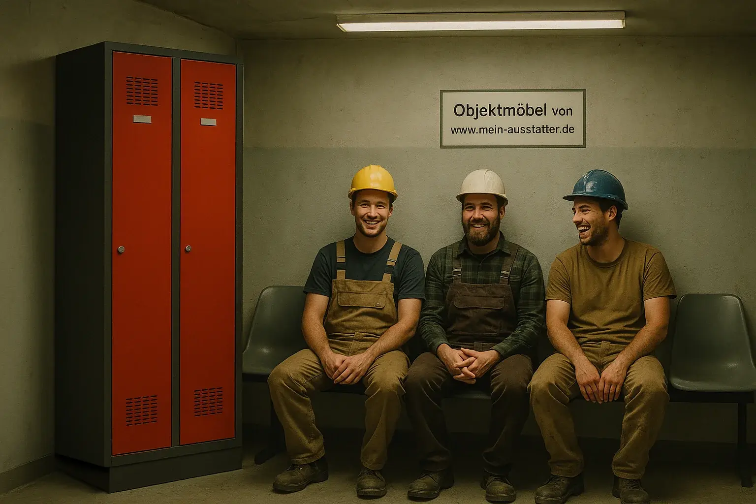 Objektmöbel und Metallspinde für Gewerbe von Mein-Ausstatter