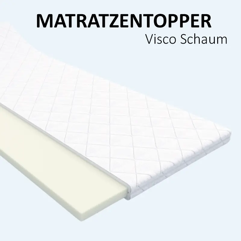 Matratzentopper Visco Schaum für Matratzen
