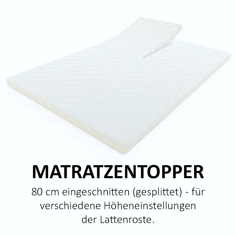 Matratzentopper für Lattenroste