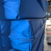 Gebrauchte Matratzen 200x80x10 cm mit PU-Bezug Detailaufnahme