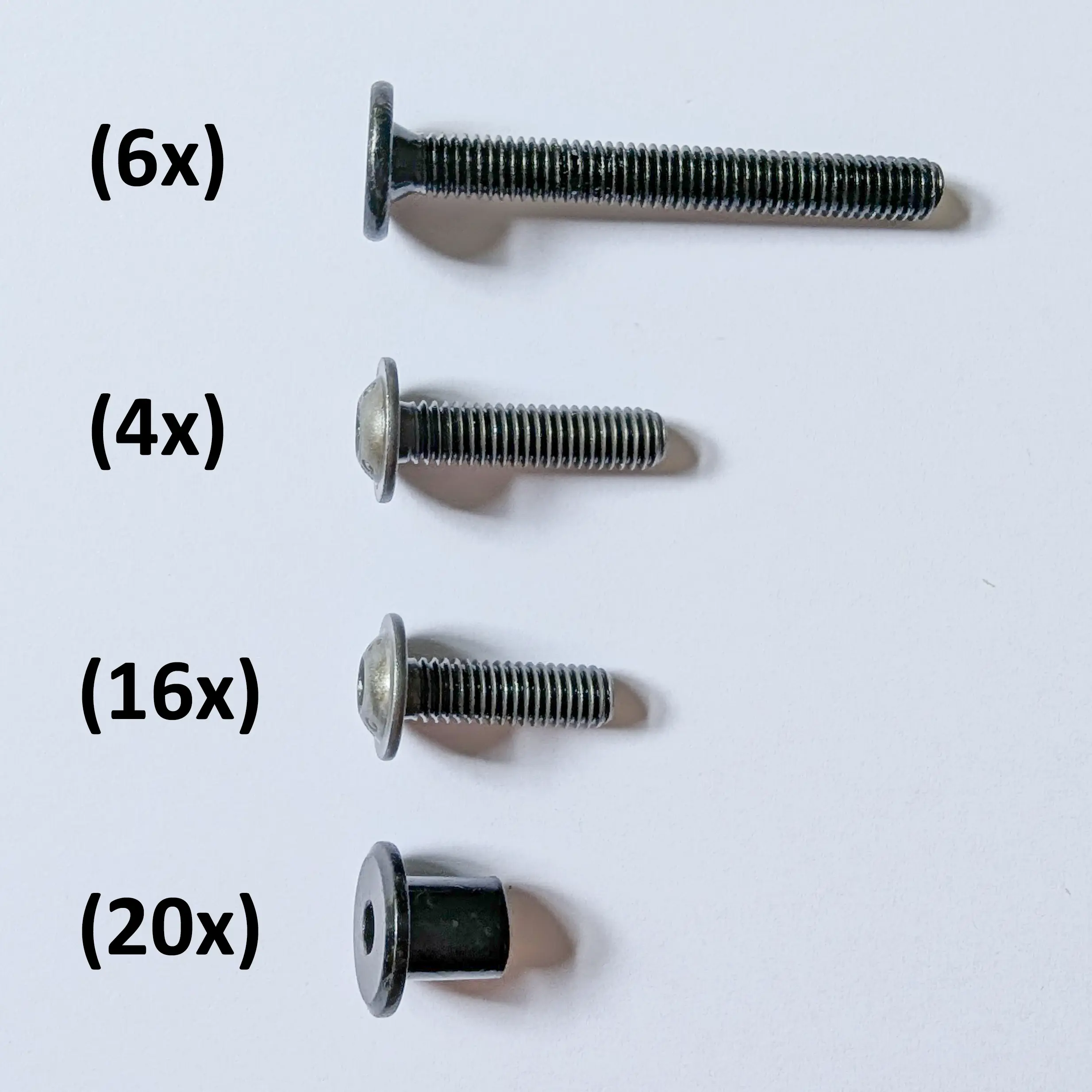 Schraubenpaket für Bundeswehrbett Buche-Dekor Schraubenpaket für Bundeswehrbett Buche-Dekor