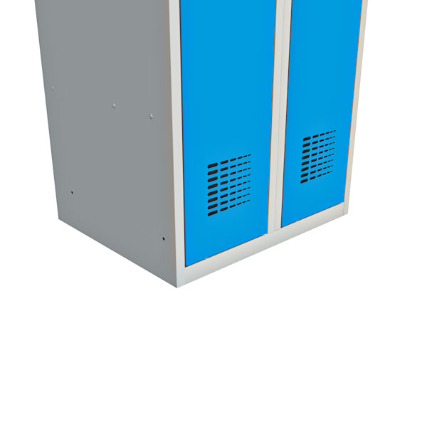 Metallspind mit Standard-Unterbau