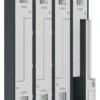Z-Kleiderspind V4 in Anthrazitgrau und Lichtgrauen Türen