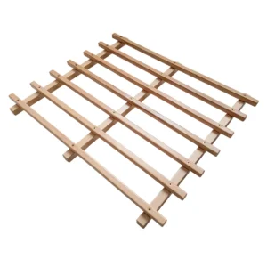 Holzschuhrost für rechten Bundeswehr-Buche-Dekor-Spind Einlagerost