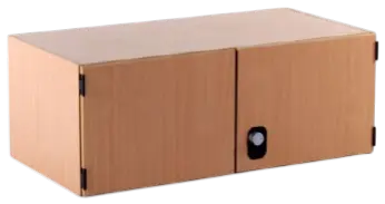 Aufsatzschrank Modul für Buche-Dekor-Spind der Bundeswehr in 95 cm Breite